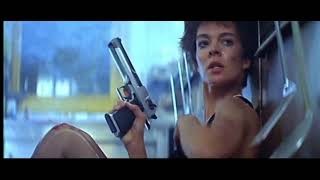 Nikita by Luc Besson 1990  The Gunfight scene with Anne Parillaud [upl. by Wenona596]