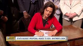 State budget proposal heads to Gov Whitmers desk [upl. by Anaiq]