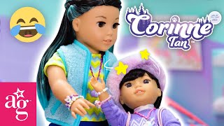 Corinnes Sister Fun Time  Corinne Tan  American Girl [upl. by Ahsinot433]