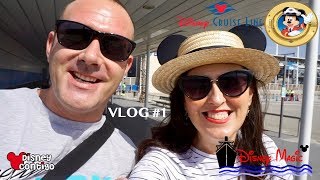 Embarcamos en el Crucero DISNEY MAGIC  Cómo es nuestro camarote   Vlog 1 [upl. by Mendie]