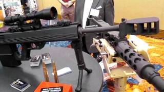 MICOR Leader 50 Lightweight Bullpup 50 BMG SniperAntiMateriel Rifle at NDIA Small Arms 2011 [upl. by Siri]