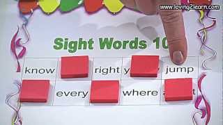 Sight Words Bingo 10 Bingo Sight Word Games [upl. by Anael]