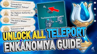 Unlock All Teleport ENKANOMIYA amp Complete World Quest quot Erebos Secret quot  Genshin Impact 24 [upl. by Annaed]