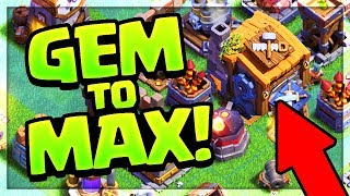 Clash of Clans Builder Hall 7  GEM TO MAX [upl. by Lundgren]