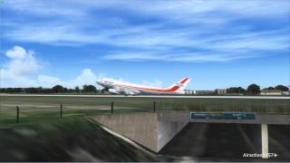 Wardair 747200 LeedsBradford Airport FSX [upl. by Duyne516]