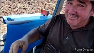 Barbechando con Tractor NEW Holland 7610 Turbo y MASSEY FERGUSON 2690 Turbo [upl. by Needan]