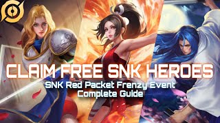 Get All The SNK Heroes Now  How To Complete The SNK Event  Honor Of Kings [upl. by Rains341]