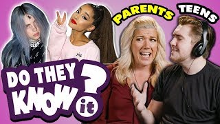 Do Parents Know Their Teens Favorite 2018 Songs  React Do They Know It [upl. by Yelsnya802]