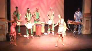 Master Djembe Fola Bolokada Conde quotLes Percussions Melenkequot incredible dancers [upl. by Aymahs]