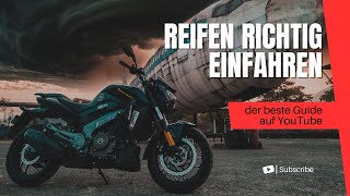 Knieschleifen mit neuen Reifen  so fährst du deinen Motorradreifen richtig ein [upl. by Marou]