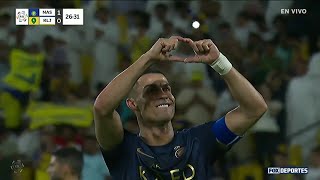 😳🔥 GOLAZO DE CRISTIANO RONALDO  Al Nassr 10 Al Khaleej  Jornada 12  SPL 2023 [upl. by Copp]