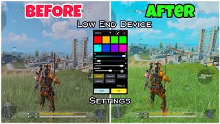 Low End Device 🥲 Best Graphics Colour Setting in CODM BR 🤯 CODMobile Setting Tips And Tricks 🔥 [upl. by Nekcarb98]