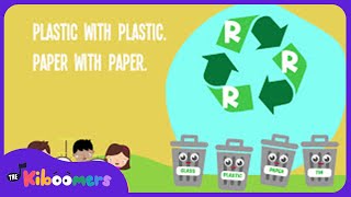 Reduce Reuse Recycle Song for Kids  Earth Day Songs for Children  The Kiboomers [upl. by Dobrinsky870]