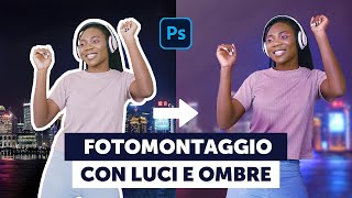 Crea un Fotomontaggio da PRO con le tue fotografie  Photoshop [upl. by Eciram160]