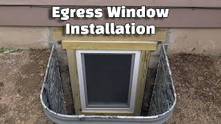 Egress Window Installation Tutorial  How To Home Improvement [upl. by Iew]