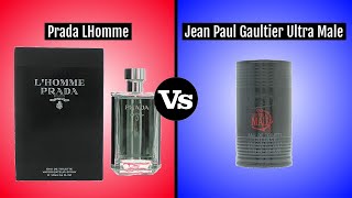 Prada LHomme vs Jean Paul Gaultier Ultra Male [upl. by Frazier338]