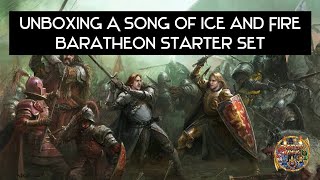 Unboxing quotA Song of Ice and Firequot Baratheon Starter Set [upl. by Legim]