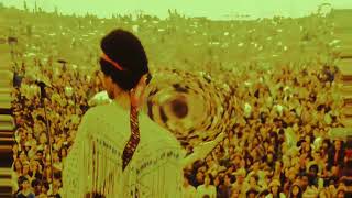 Jimi Hendrix  All Along The Watchtower But You’re At Woodstock [upl. by Maurey920]