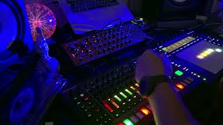 Neon alley livejam 👽🎹 Push3 Roland TR8S [upl. by Anen]