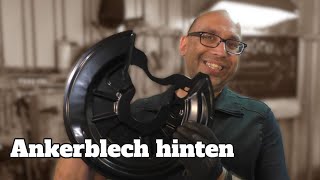 Ankerblech wechseln Golf 5  Hinterachse [upl. by Lachlan]