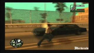 Como disparar desde el coche con cualquier arma GTA San Andreas [upl. by Brandyn]