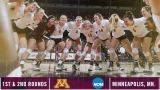 Gopher Volleyball 2016 NCAA Tournament Hype Video [upl. by Kahler]