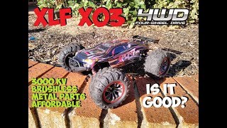 XLF X03 BRUSHLESS TRUGGY REVIEW [upl. by Sirovart]