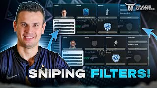 SNIPING FILTERS IN EAFC 2 HOW TO TRADE IN EA FC 25 ULTIMATE TEAM [upl. by Graner]