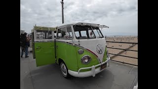 VW Celebrates First International Volkswagen Bus Day in Huntington Beach California [upl. by Lovash]