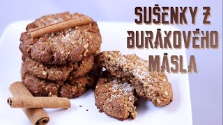 Sušenky z burákového másla  Peanut butter cookies recipe [upl. by Trutko]