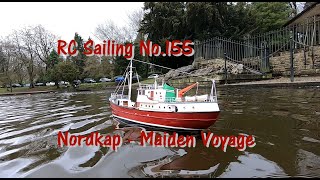 RC Sailing No155  Nordkap  the maiden voyage [upl. by Rumilly]