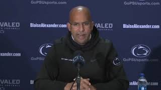 James Franklin Press Conference 102720  NSN [upl. by Sybille]