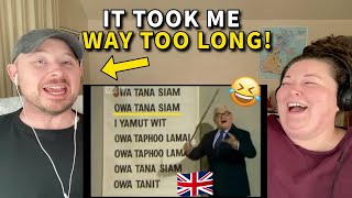 Americans React Two Ronnies Mispronunciation Sketch  Ronnie Barker 🤣 [upl. by Nallac]