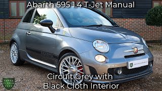 Abarth 595 14 TJet Manual registered September 2015 65 finished in Circuit Grey [upl. by Ialohcin]