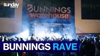 We Went To Bunnings First Warehouse Rave Event [upl. by Kazue]