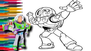 Toy story drawing 🎨🖌️  Toy story cartoon  Colouring 🌈🦄✨ craft by ‎Colouringday [upl. by Galer]