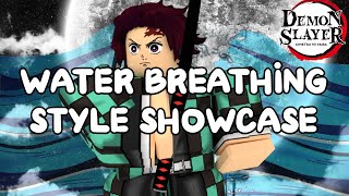 FULL Water breathing Style Showcase  Demon Slayer RPG 2 [upl. by Grace]