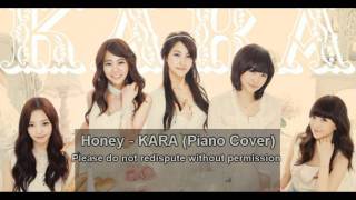 여보 Honey 카라 Kara 피아노 커버 Piano Cover [upl. by Mallorie858]