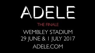 Adele Live 2017 The Finale Wembley Announcement HD 21st Nov 2016 [upl. by Sokil316]