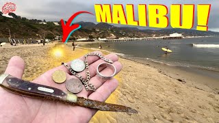 All Roads Lead to MALIBU  Beach Metal Detecting Roadtrip Day 2 [upl. by Jump]