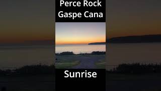 Beautiful Sunrise Perce Rock Canada sunrise [upl. by Gerhan]