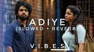 Bachelor  Adiye Slowed  Reverb lofi  GV Prakash Kumar  VIBES [upl. by Ennayelsel]