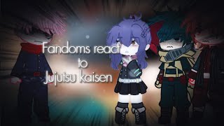 Fandoms react to Jujutsu kaisen fandoms react to each other pt1 2 [upl. by Wilkey]