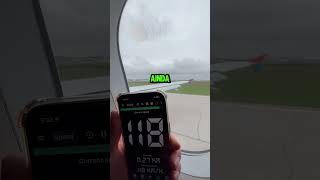 Ele gravou a velocidade de decolagem do avião shorts viral viralvideo legal incrivel [upl. by Eula]