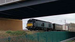 68018 4s44 Daventry  Coatbridge modal 30th January 2024 [upl. by Seni]