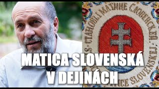 MATICA SLOVENSKÁ V NÁRODNÝCH DEJINÁCH  doc Ivan Mrva [upl. by Tamis245]