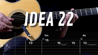 Gibran Alcocer  Idea 22  EASY Guitar Tutorial  Guitar Tab [upl. by Hctud]