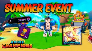 SUMMER SHOWDOWN GUIDE  NEW CODES  Anime Champions Simulator [upl. by Ennagrom]