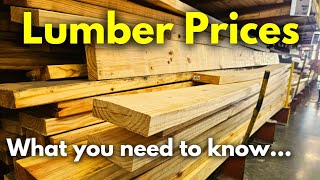 What You Need to Know about Lumber Prices What is Coming Next and When Prices Will Jump [upl. by Rex]