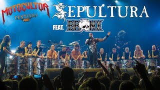 SEPULTURA amp TAMBOURS DU BRONX  MOTOCULTOR 2018  ROOTS BLOODY ROOTS [upl. by Dilisio797]